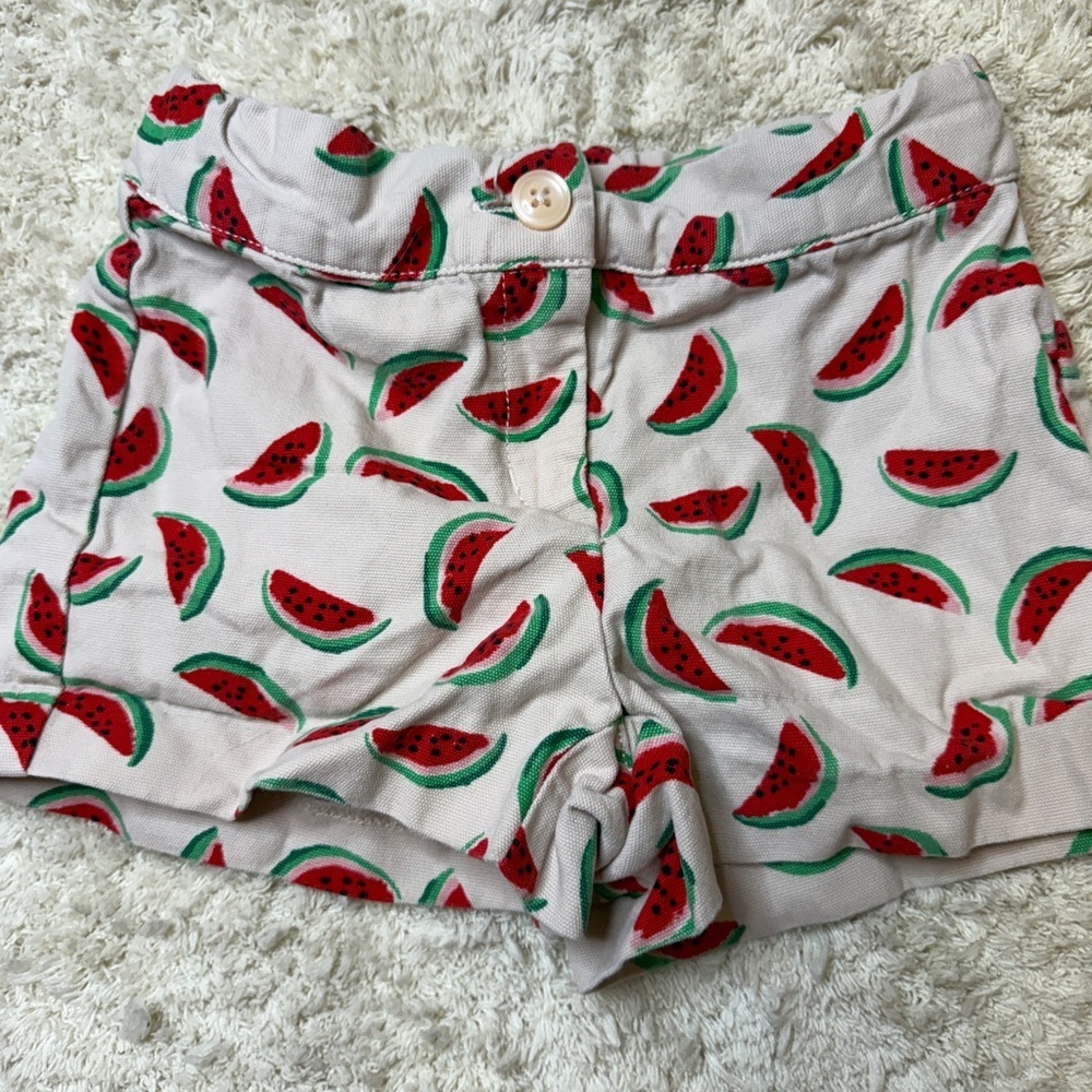 Janie and Jack Watermelon Print Size 4 Shorts